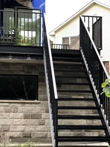 vibrant color stairs