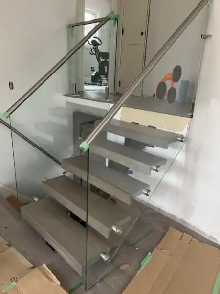 Indoor Glass Railings Modern Living