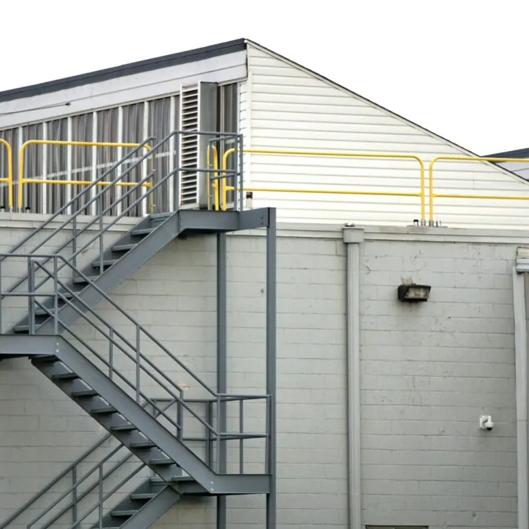 steel stairs